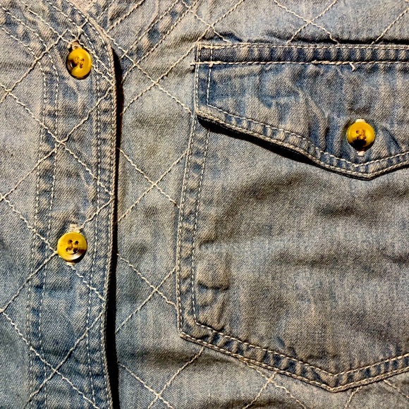 Vintage 90’s Denim Button Down Shirt - Picture 7 of 15